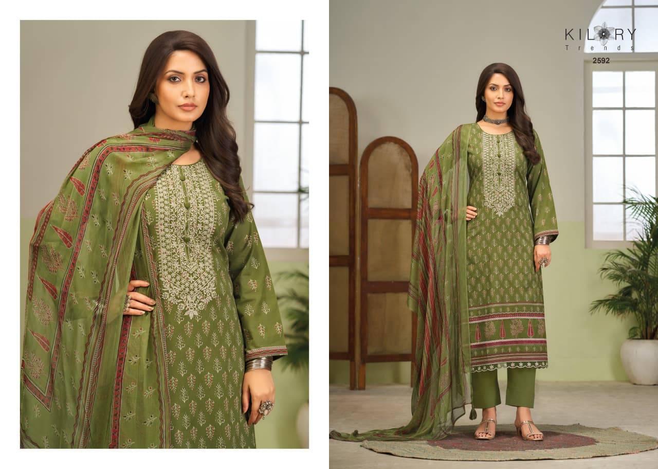 RANGMANCH By KILORY TRENDS 2591 To 2596 Series Beautiful Festive Suits Colorful Stylish Fancy Casual Wear PURE LAWN COTTON Dresses At Wholesale Price